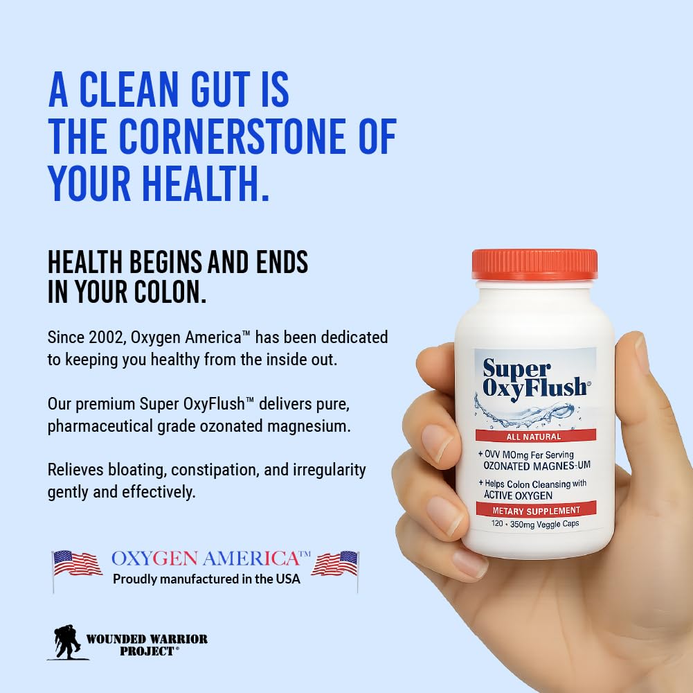 Super OxyFlush, effective colon cleanser aids gentle gut detox. Digestive cleanse for men, constipation relief for women. Energy booster for radiant skin and nutritional support. — Amazon image 6
