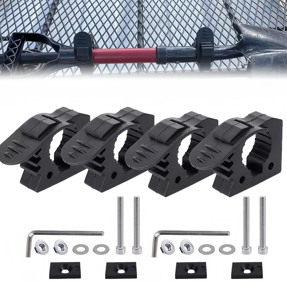 Support de serrage en caoutchouc pour outils 3-4 cm lot de 4 fixations pelle UTV