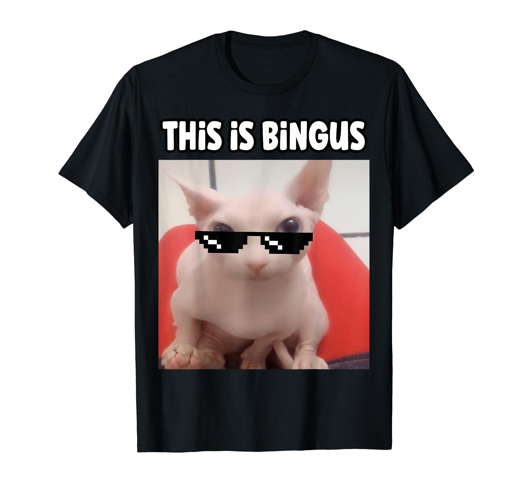 Cute Bald Bingus My BelovedBingus with glasses T-ShirtOEKO-TEX STANDARD 100