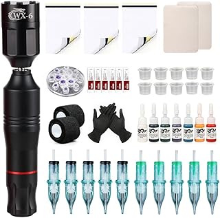 Kit de máquina de tatuaje inalámbrica profesi...