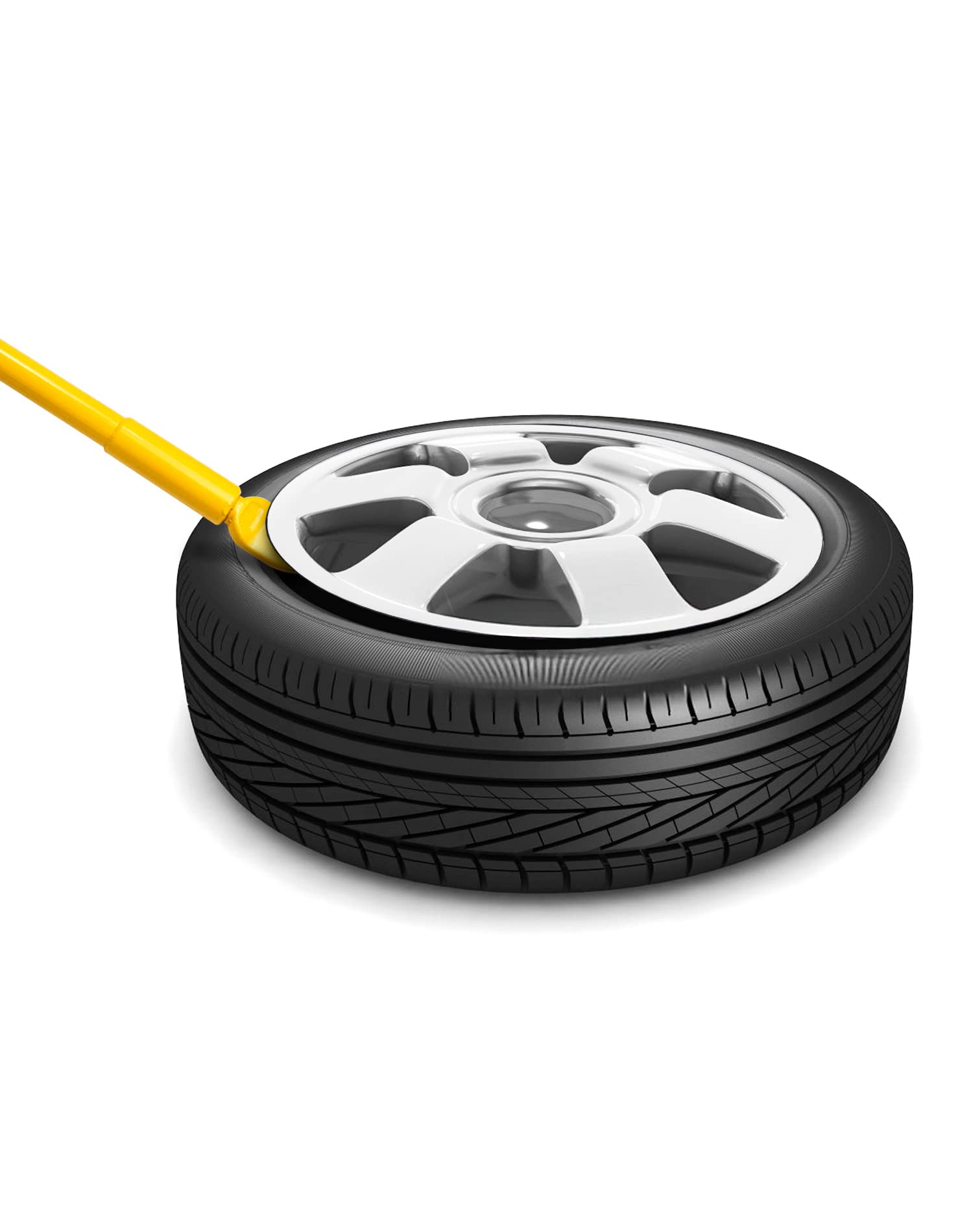 QWORK® Leviers à Pneus Super Longue - 195 cm - Démonte Pneu Robuste en Acier Dur - Économisez du Travail et du Temps