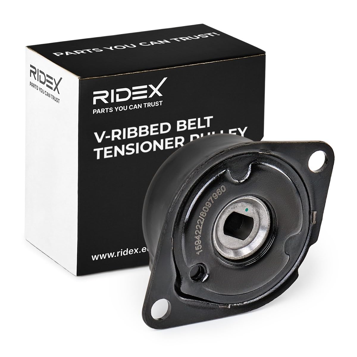 RIDEX 540T0005 Galet tendeur de courroie d'accessoire automatique sans tendeur poulie de tension Compatible avec VW Golf 4 3/5 portes 1J1