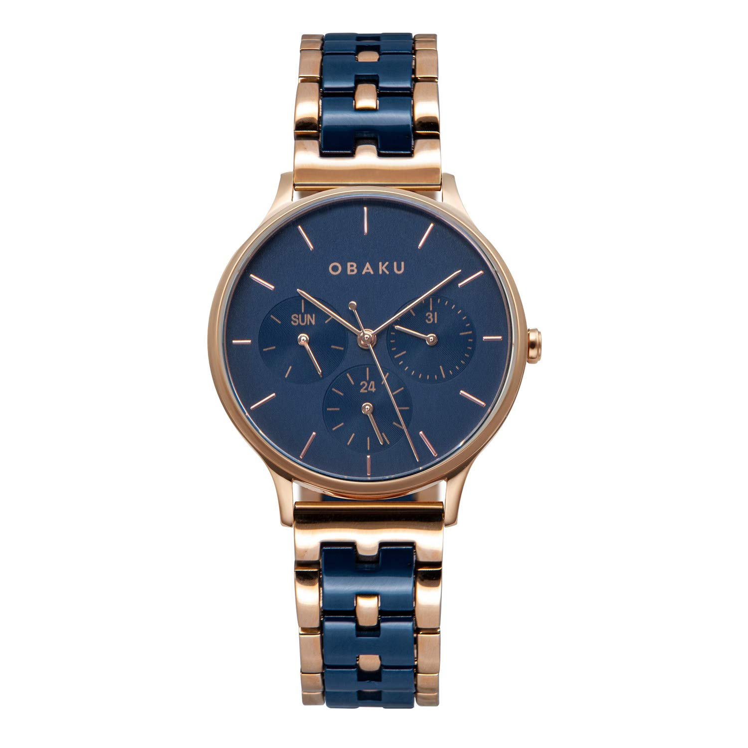 Obaku Lind Sunset Analog Blue Dial Womens Watch-V212LMVLSL (B084JRZHTG) Amazon Price History, Amazon Price Tracker