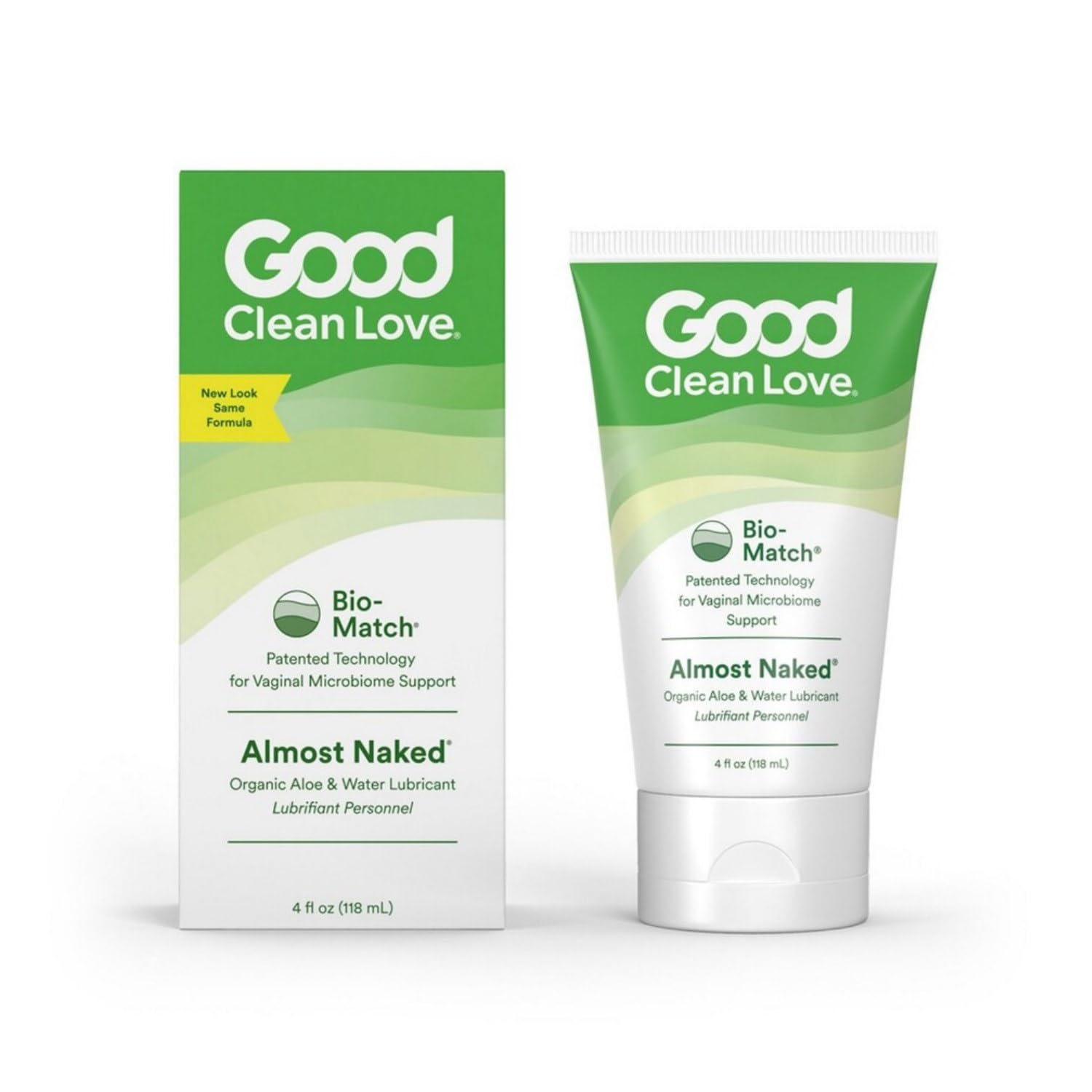 Good Clean LoveAll Natural Personal Lubricant, Almost Naked 4 oz (Pack of 3)MADE SAFE
