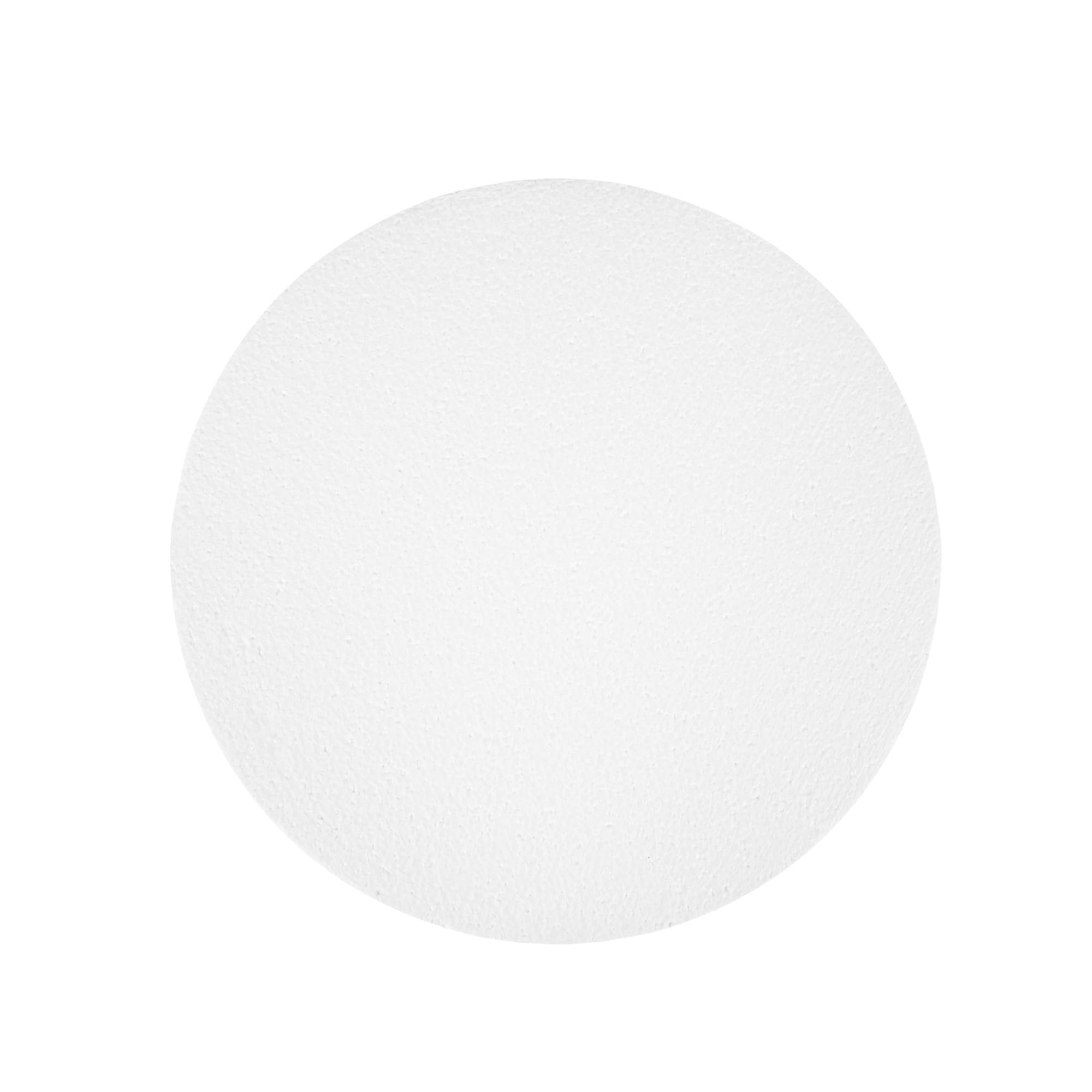 Restaurantware Pastry Tek - Chupete redondo de espuma para tartas de 12 x 4 pulgadas, 24 unidades, reutilizable, ligero, duradero, herramienta de espuma reutilizable de polietileno resistente a la