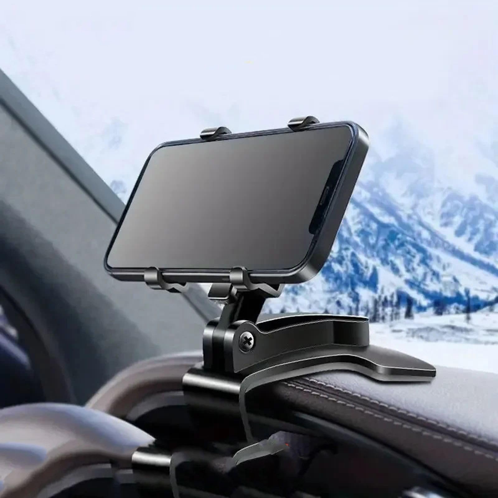 Uchwyt samochodowy na telefon Stojak Uniwersalna deska rozdzielcza Uchwyt samochodowy Uchwyt samochodowy GPS Obsługa komórkowa w samochodzie, Pasuje do iPhone'a Samsung Xiaomi