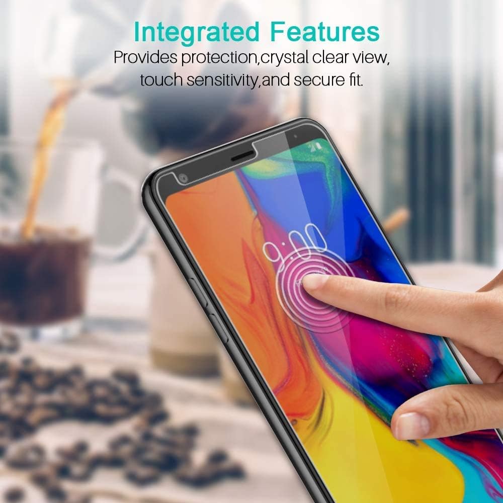LK [3 Pack] Screen Protector for LG Stylo 5 Tempered Glass 9H Hardness Case Friendly HD Clear Film Bubble Free