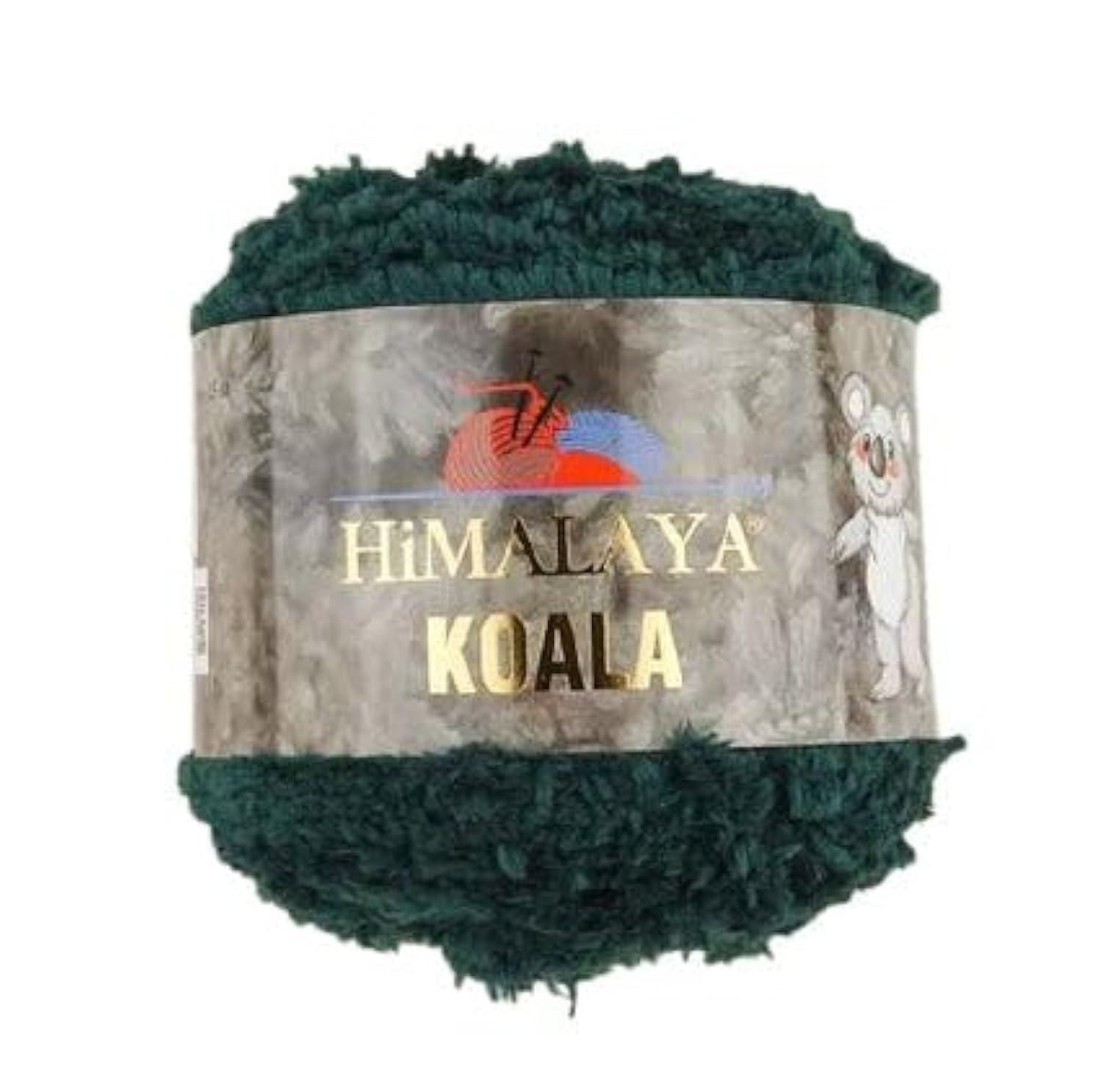 3 Ball/Skein Himalaya Koala Chenille Yarn, 100g/3.5 oz, 100 m/109 Yards, 100% Micro Polyester Bulky Chunky Yarn, Baby Yarn, for Amigurumi, Baby Blankets, and Home Decor, 75729
