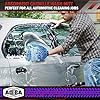 AIDEA Car Wash Mitt Microfiber, 1PK Scratch Free Lint-Free, Premium Chenille Microfiber Sponge Mitt Car Wash Brush, Blue, Regular Size 7.12''X10.14'' #5