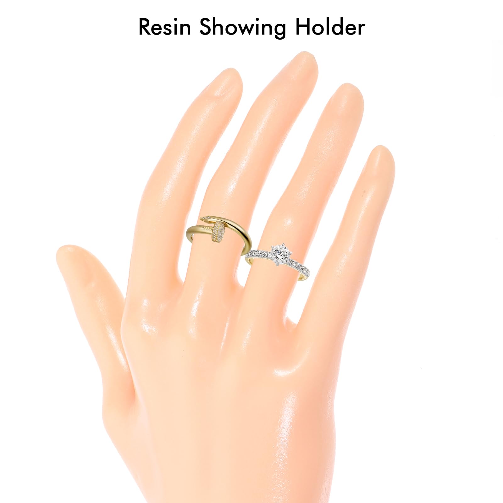 Cabilock 1pc Creative Hand Model Jewelry Display Stand Realistic Skin Tone Bangle Holder for Bracelets and Jewelry Organizer Rack for Chic Showcase and Storage