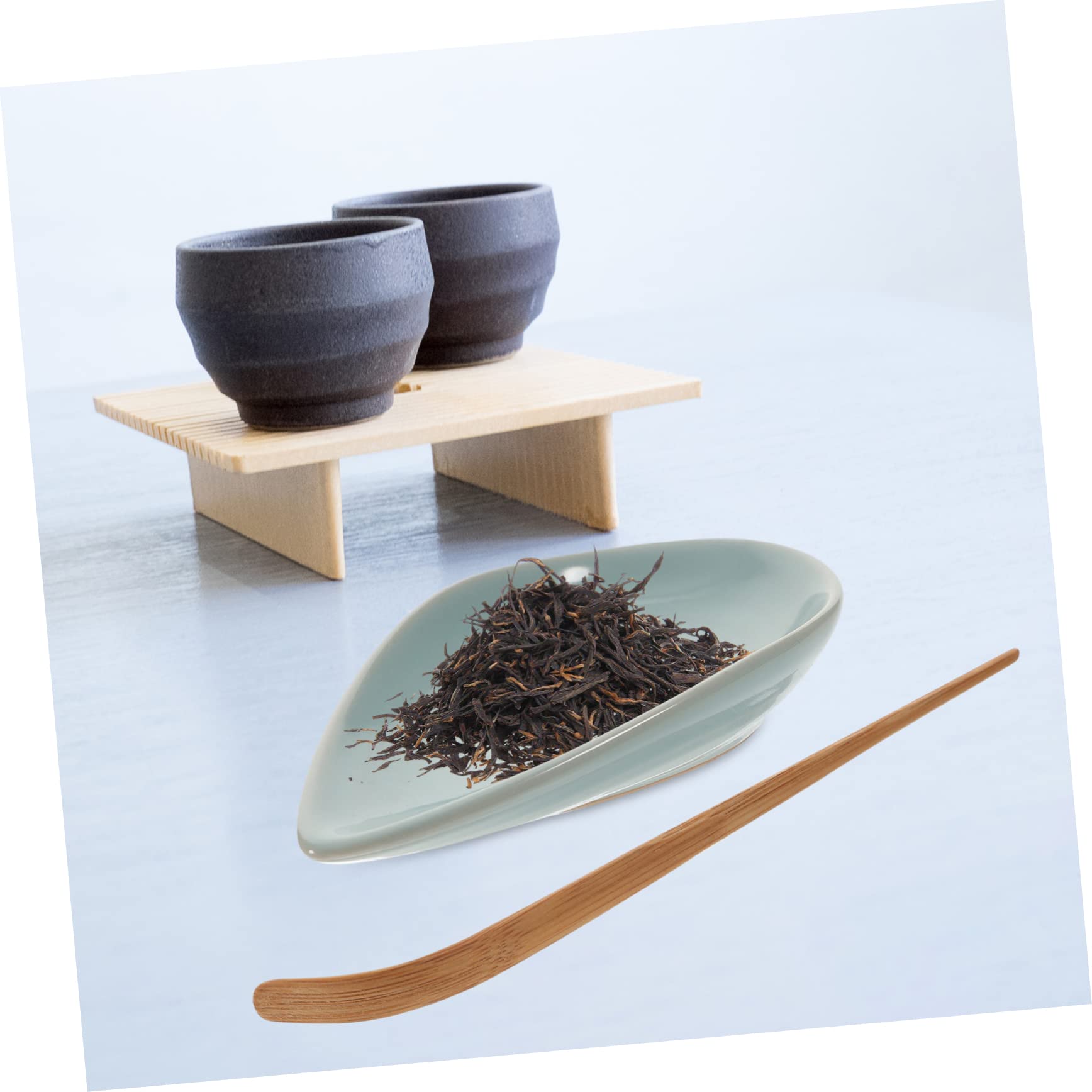 Alipis 1Set Ceramic Tea Leaf Spoon Lightweight Portable Tea Dispensing Cup for Easy Brewing Accessory for Tea Ceremony and Daily Use Multi Functional and Easy to Clean