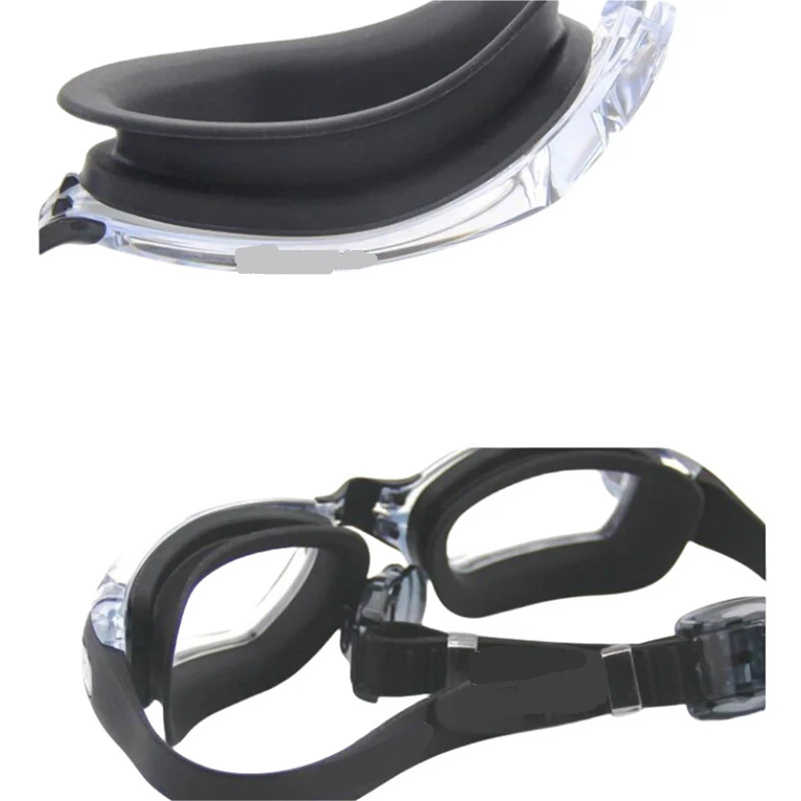 JUANYAO Occhiali Da Nuoto Occhialini da nuoto 2 pezzi Occhiali da sub in silicone con lenti trasparenti antiappannamento for uomo Per Il Nuoto