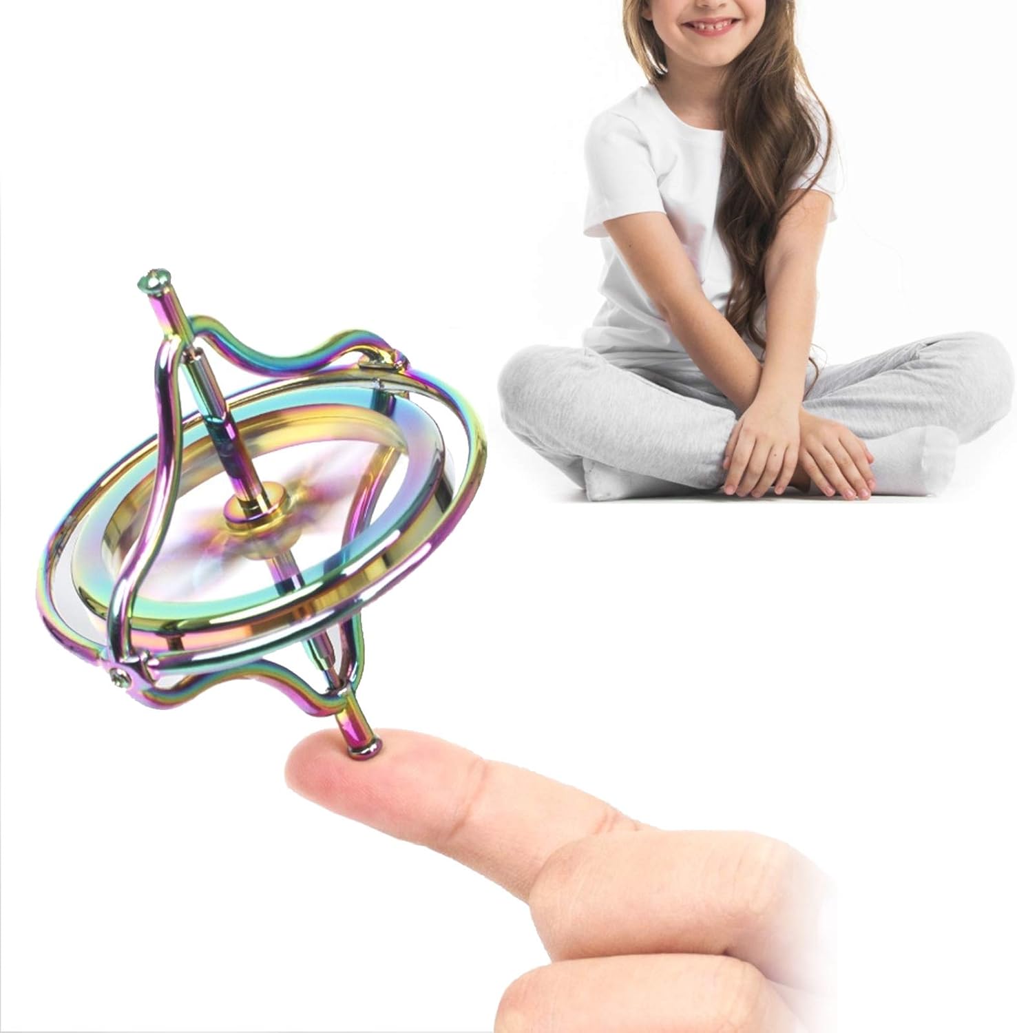 Amazon.co.jp [Shanrya] Gyroscope Toys, Adult 4.9x2.8x2.8 Inch Alloy