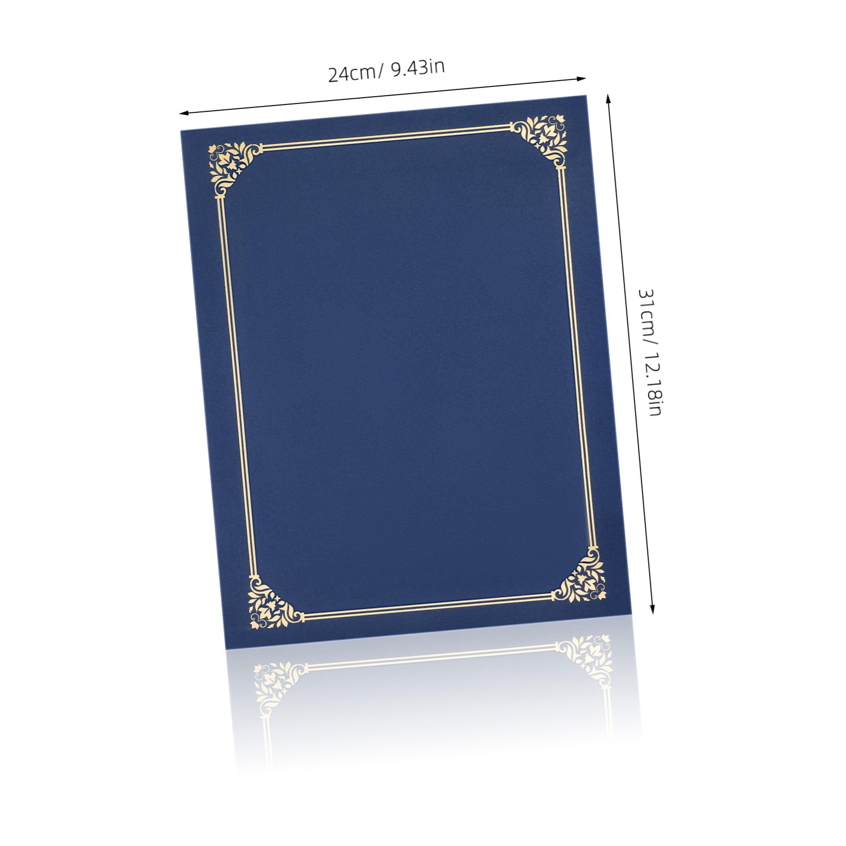30 Pezzi Porta Certificato Bordo in Lamina 8, 5x11, Carta