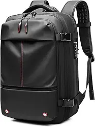 Mochila Vacpack, mochila Airback de viagem de negócios, mochila a vácuo de 60 L para viagens, Preto, Compacto