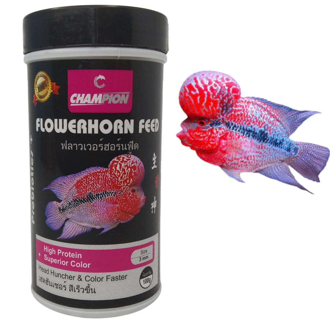 Premier Plants Aquarium Fish Food Flowerhorn Fish Food with Probiotics Plus Fish Food (100 Gram) (B0CLSDSCB9) Amazon Price History, Amazon Price Tracker