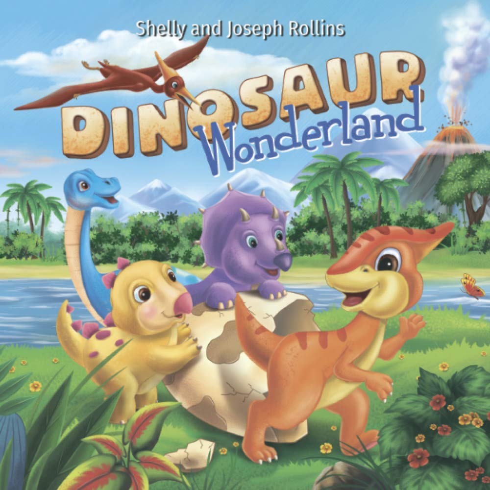 Dinosaur Wonderland: Good Night Rhyming Story for Kids Ages 3 to 5. The Book about Prehistoric Creatures. Preschool.