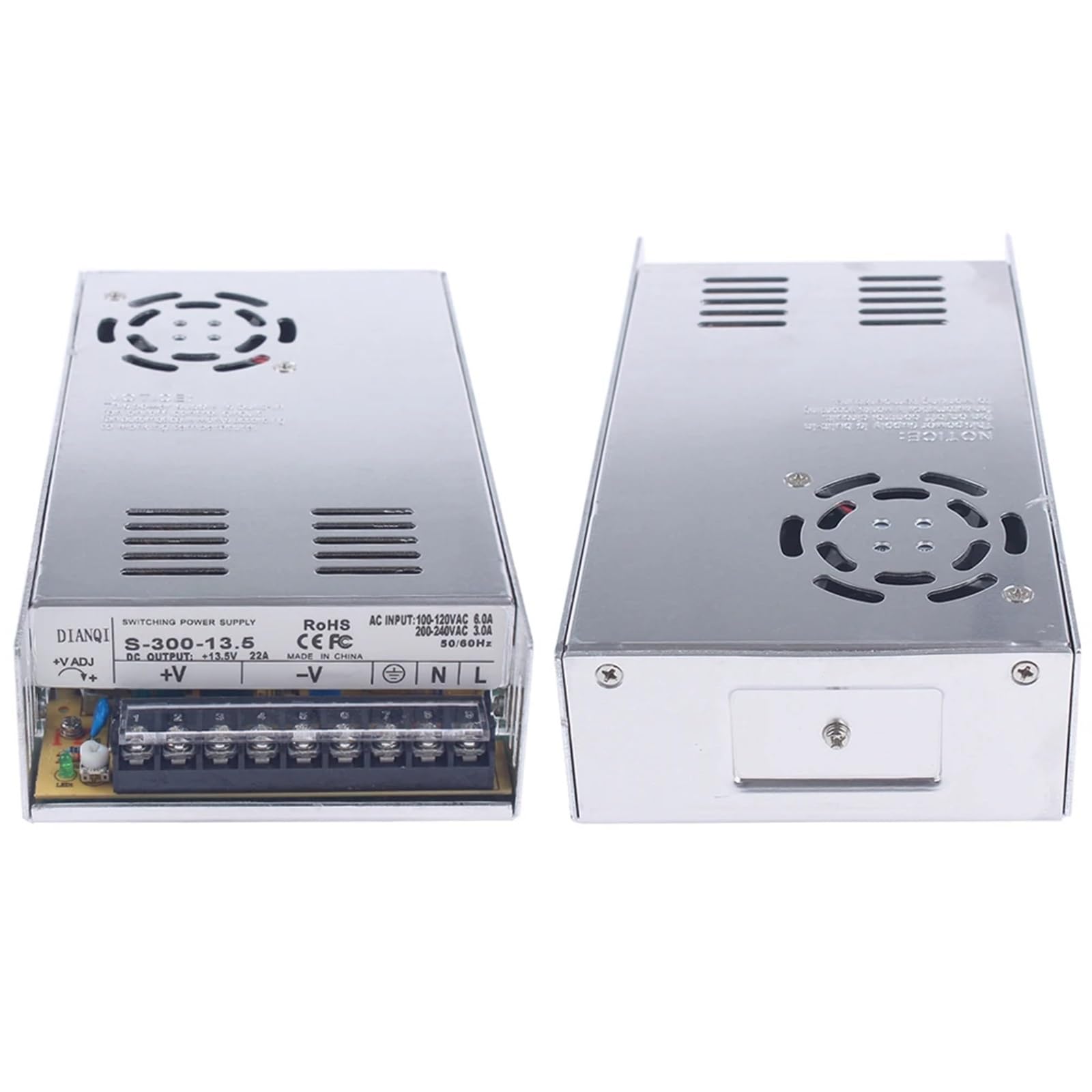 S-300W 12V 13,5 V 24V 48V Schaltnetzteil Treiber 100-240V AC zu DC Adapter Konverter Einzelausgang 50/60HZ(24v-300w)