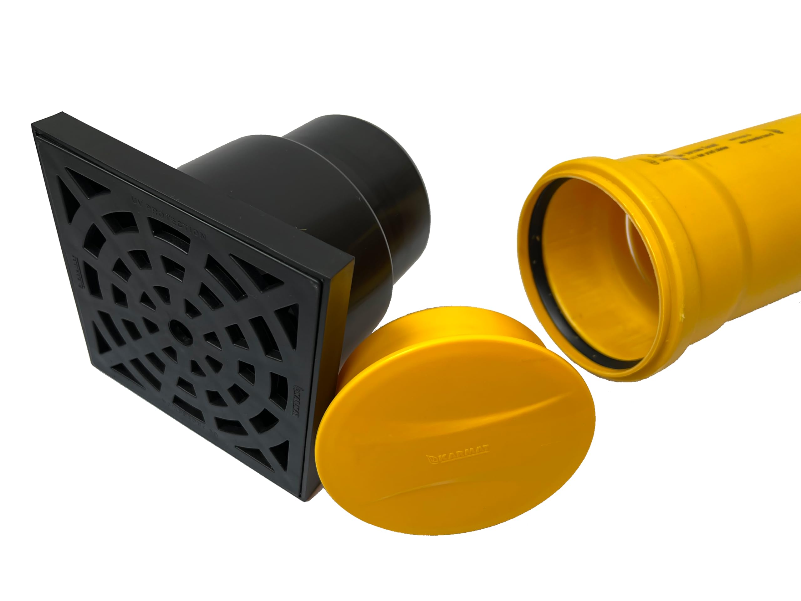 KARMAT Puits de Drainage SPR 100 - Évacuation de l'eau de Pluie - Diamètre 110 mm - Jardin - Canalisation d'infiltration - Drainage