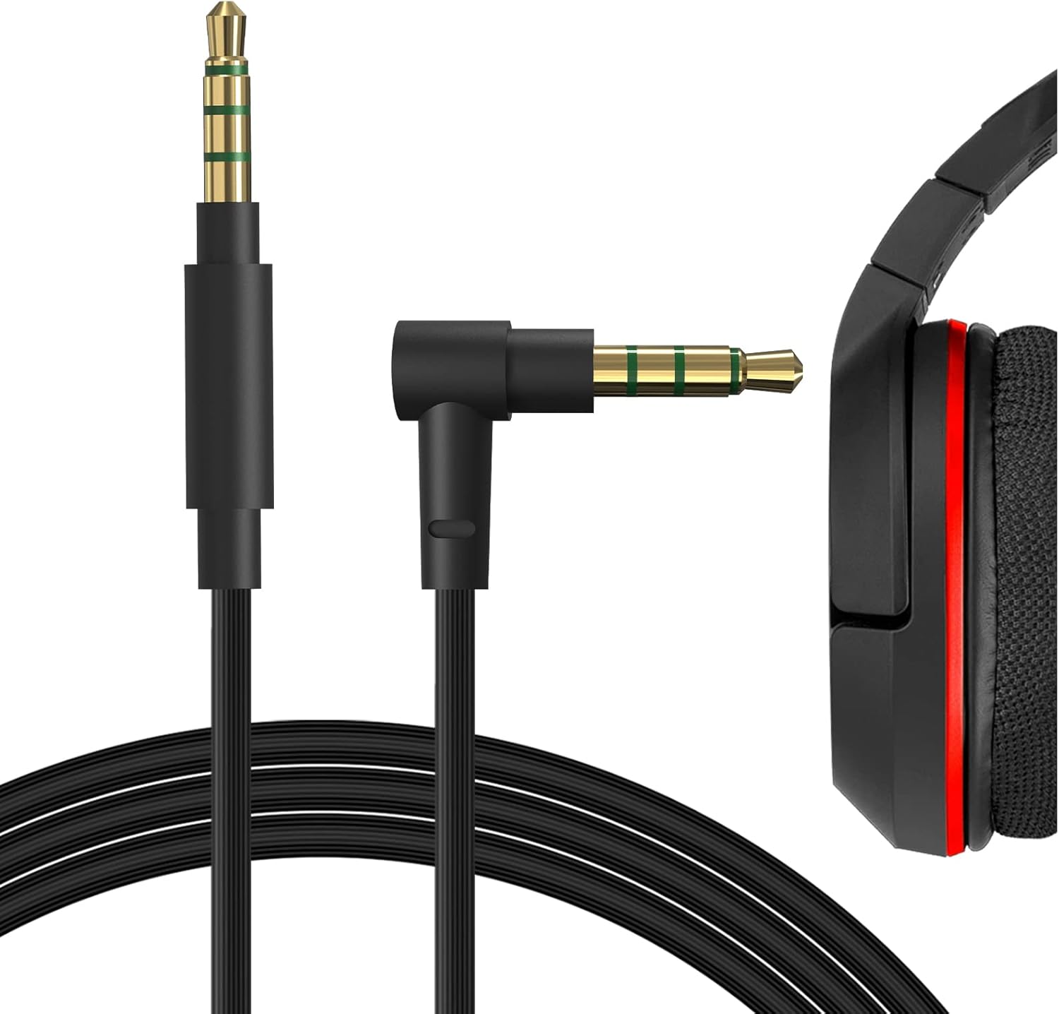 Geekria Gaming Headset Cord Extension for Turtle Beach Talkback Cable