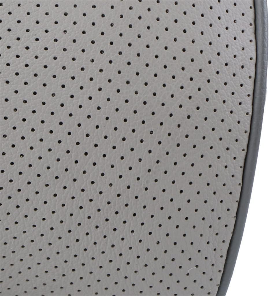 Car Headrest Support Neck/Auto Seat Safety Pillow Cowhide Pillow Protection Cervical Spine(D)