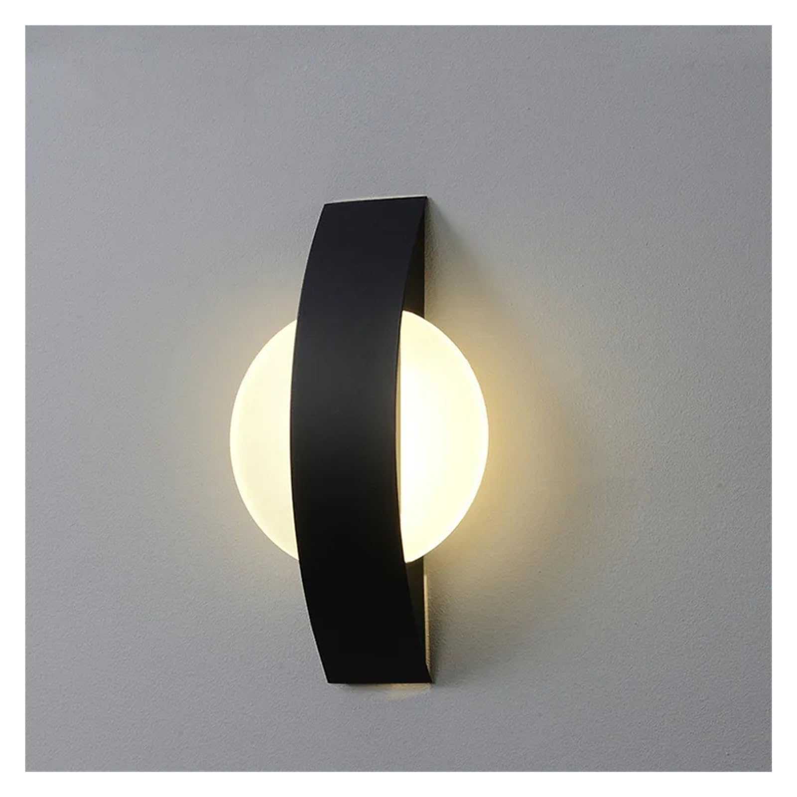 Lampada da parete moderna semplice a LED Soggiorno Camera da letto Lampada da parete sul comodino Illuminazione per scale per interni Apparecchio decorativo per la casa rotondo/quadrato, Lampadar