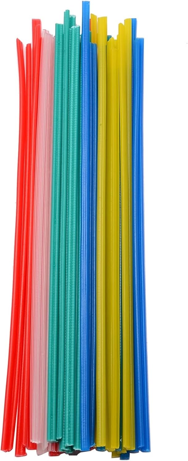 MCOLT Welding Rod 50Pcs Plastic Welding Rods 250mm Length 5