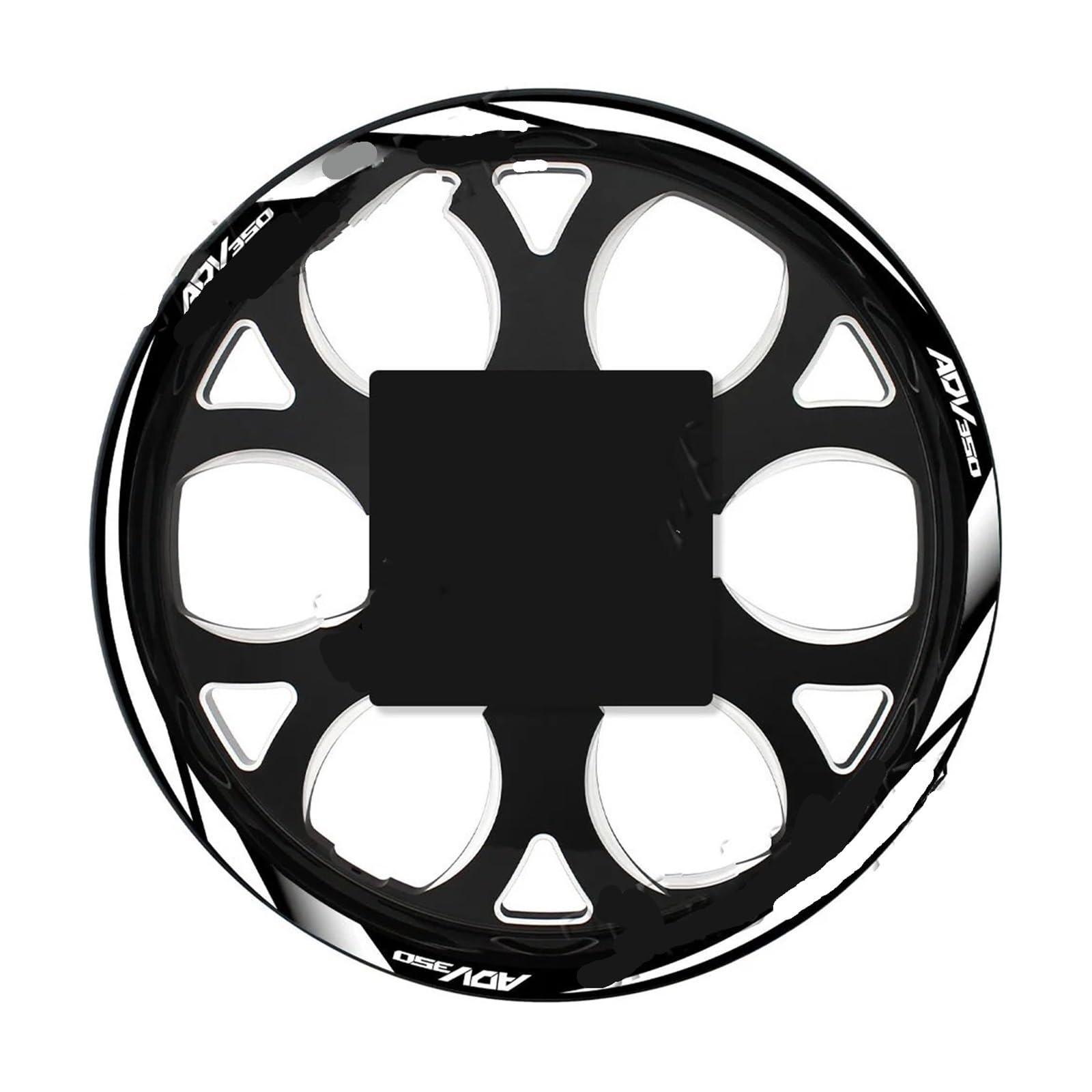 Sticker jante moto ADV350 réfléchissant pour éviter le manque de visibilité