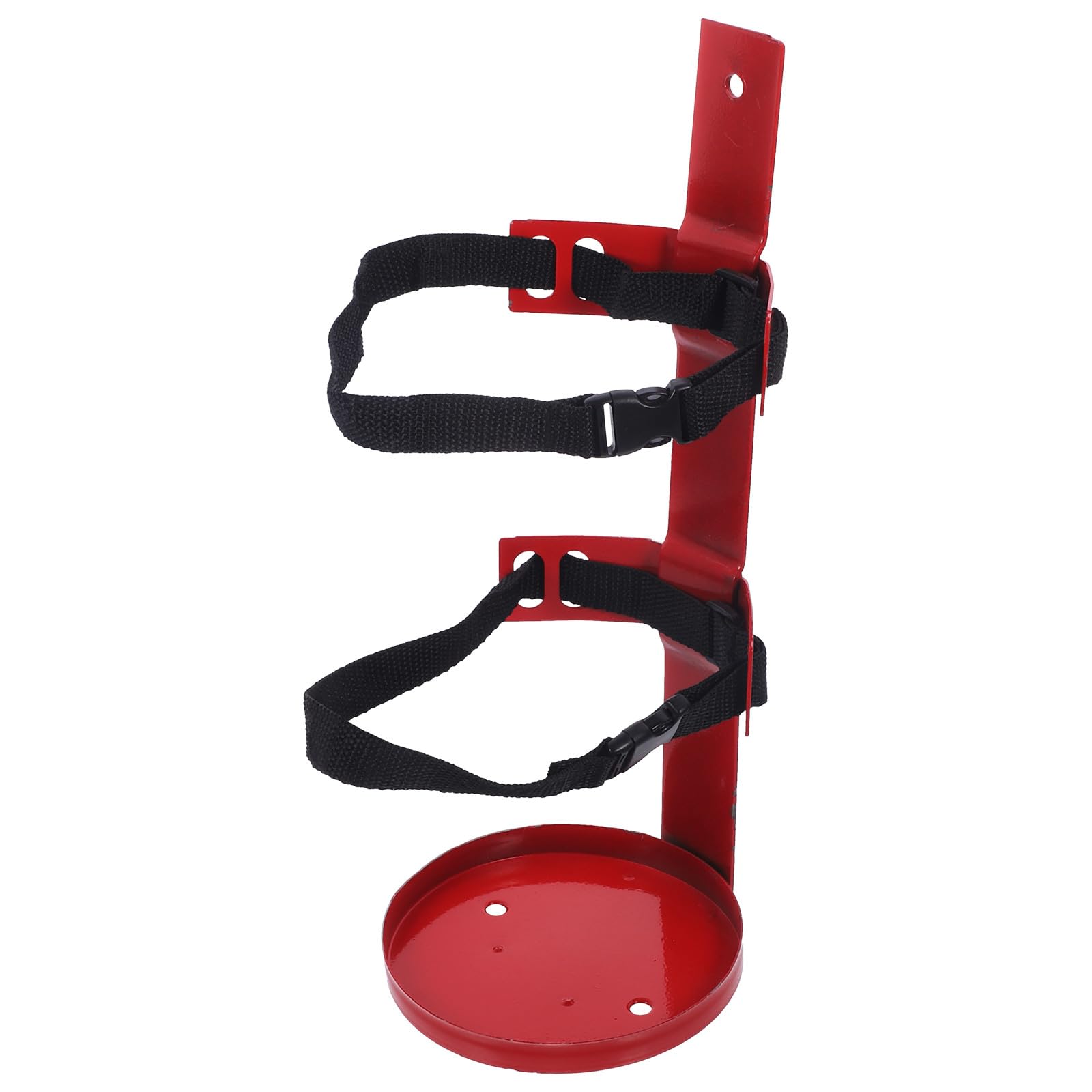 Amosfun Percha para Extintor de Incendios de Hierro y Poliéster, Soporte Colgante Fácil de Instalar Superficie Pulida para Fijación Segura en Pared