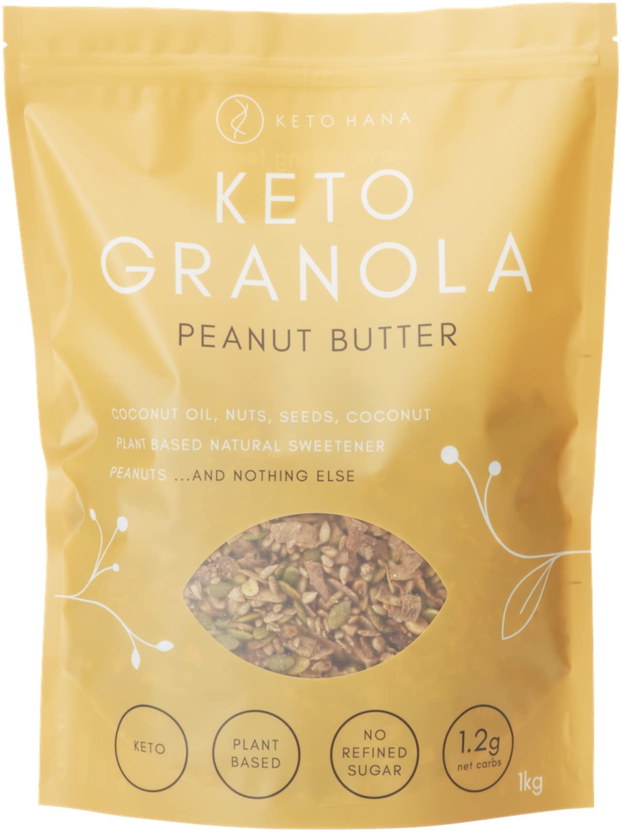 Buy Keto Hana Peanut Butter Keto Granola Keto Diet Vegan Grain Free