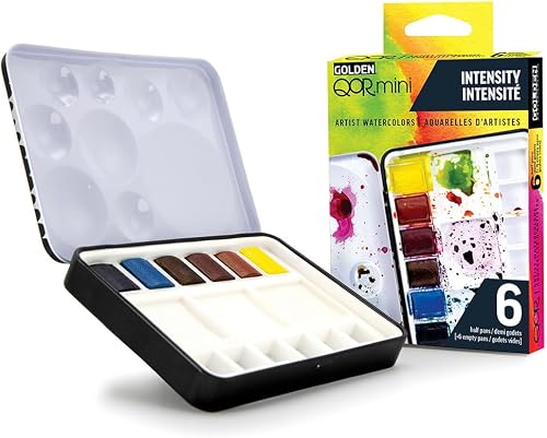 Golden Artist Colors QoR Intensity Half Pan Watercolor Set