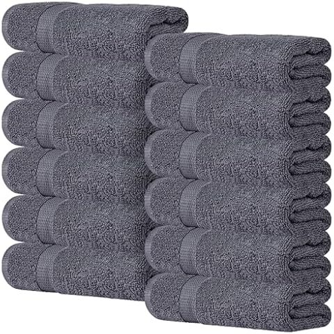 White Classic Cotton Hand Towels Set Cover