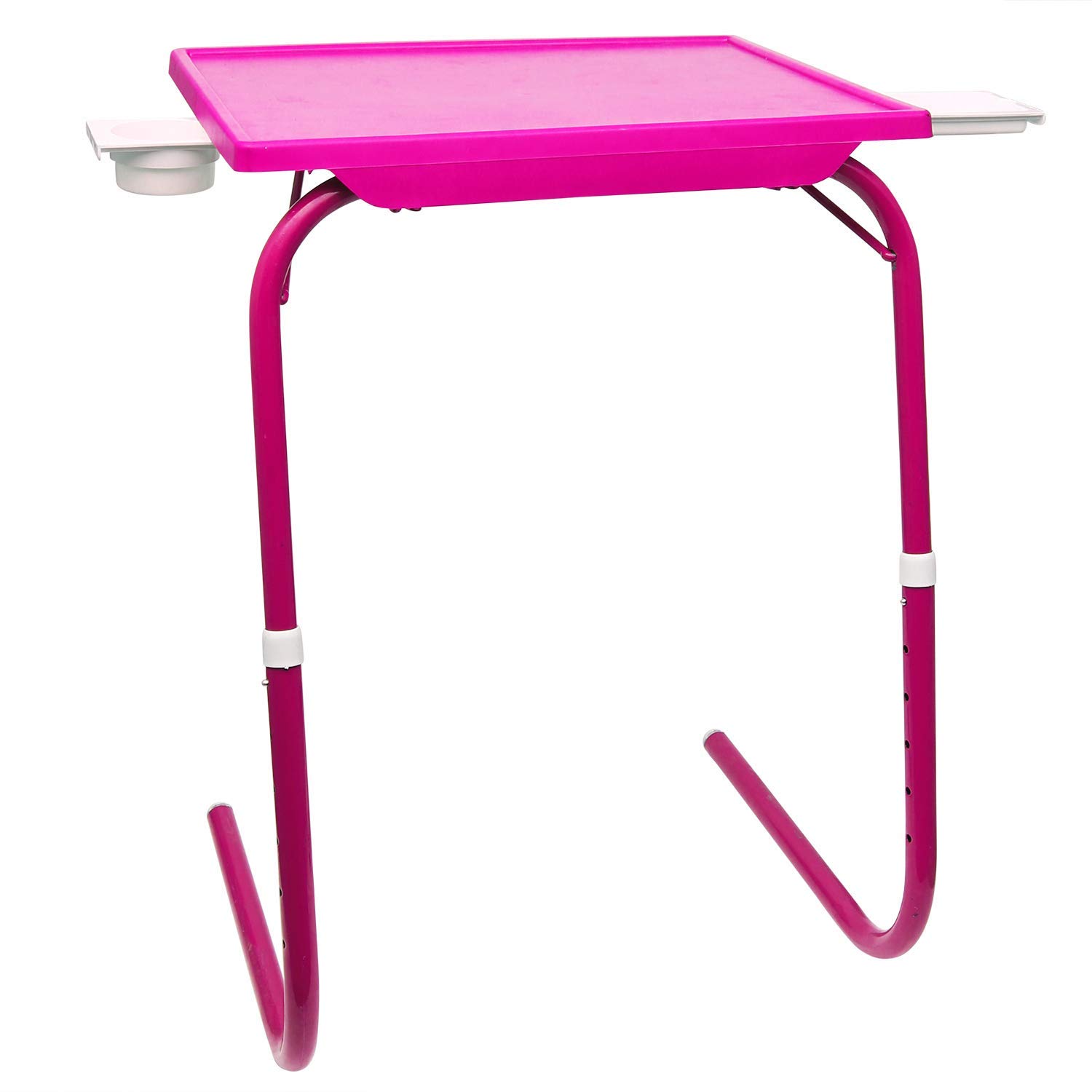 BASRA® Multi Function Detachable and Foldable Laptop Table for Work, Study (Pink)