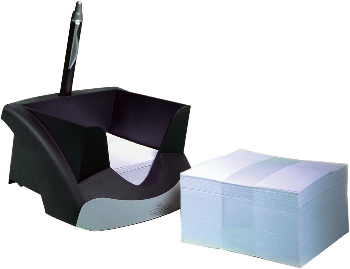 Durable Vegas 771401 Note Box with 500 White Notes - Black