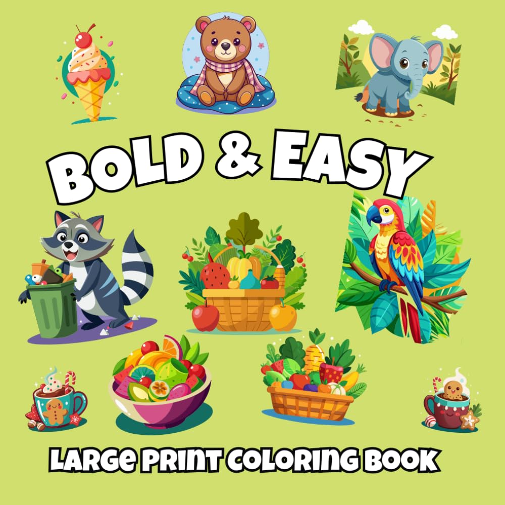 Indulge in the charm of cuteness with this Coloring Book featuring adorable designs of food, plants, and various delightful items. Suitable for boys ... the colorful world of amazing cute things