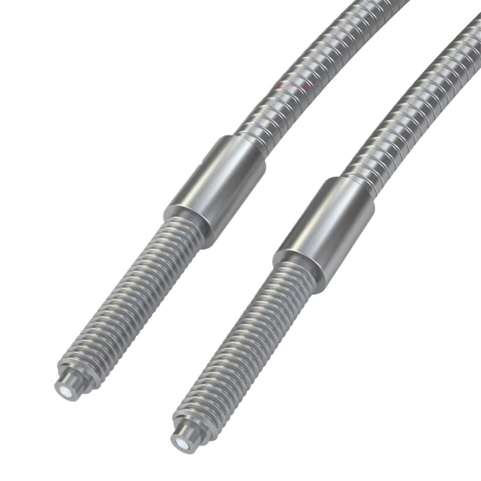 Lot de 5 capteurs à fibre optique M3M4M6 - Projection diffuse et réfléchissante - Commutateur photoélectrique - Tube métallique - Câble de fibre optique (M3MCF BT-37)