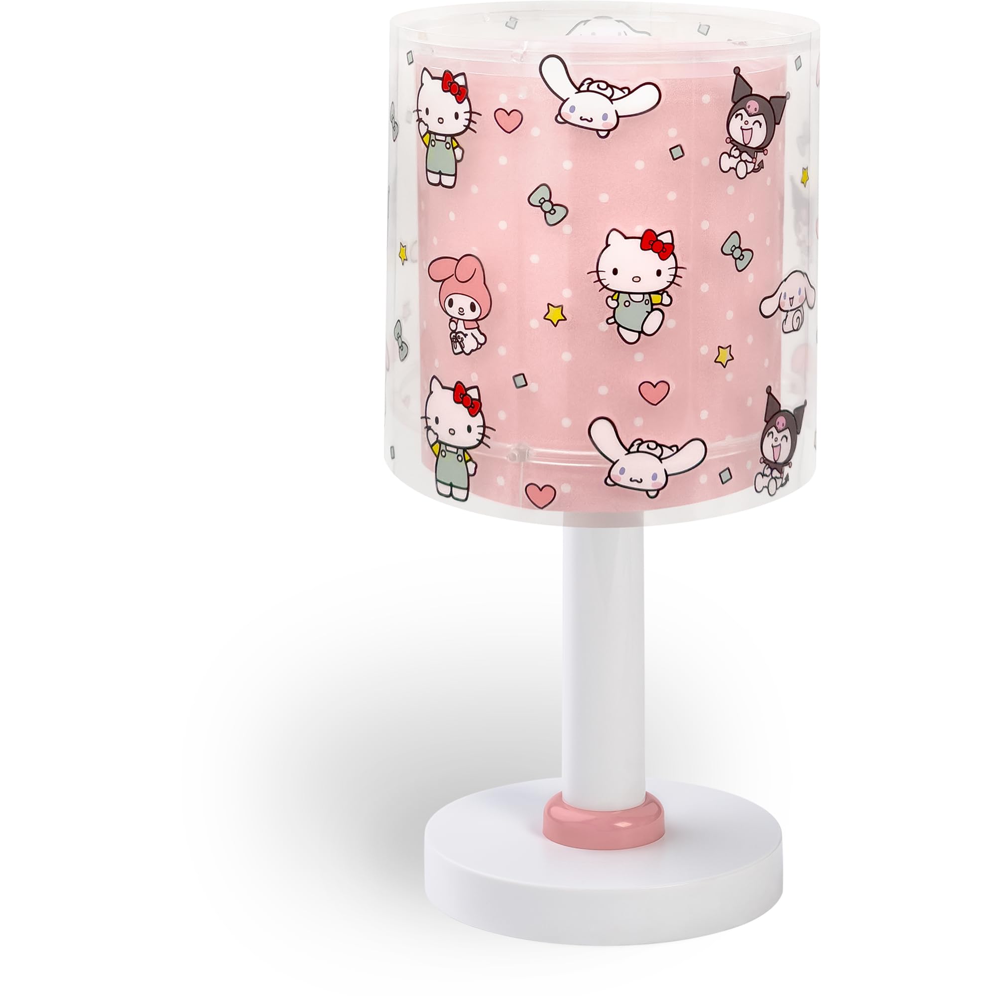 Dalber Lámpara Infantil de Mesilla Hello Kitty & Friends 41251 G4 | Lámpara infantil de mesa o mesita; G4 4W LED - Bombilla incluida; Luz Quitamiedos