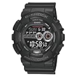 G-Shock GD100-1B | Men's Tough Digital Watch | 200M Water Resistant | High-Brightness LED | Dual Time & 7-Year Battery