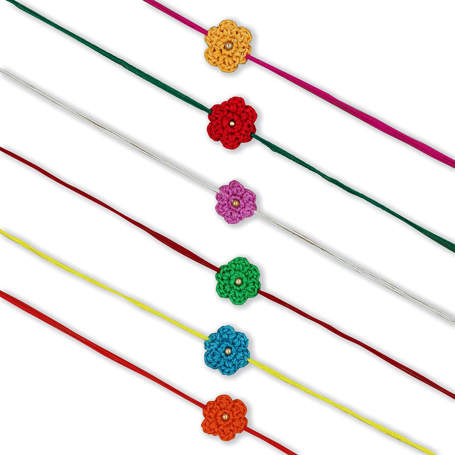 See full amazon price history chart for Prapti Handicrafts Multicolour Crochet Couples Rakhis for Bhaiya Bhabhi Reusable for Multipurpose(Pack of 6) Prapti Handicrafts Multicolour Crochet Couples Rakhis for Bhaiya Bhabhi Reusable for Multipurpose(Pack of 6) (B09B9HPNKF) Amazon Price History, Amazon Price Tracker