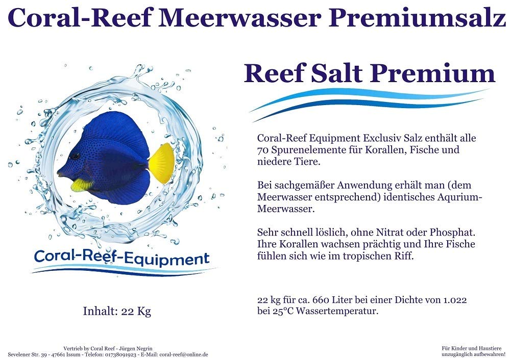 Coral-Reef Premium Meersalz 22 kg