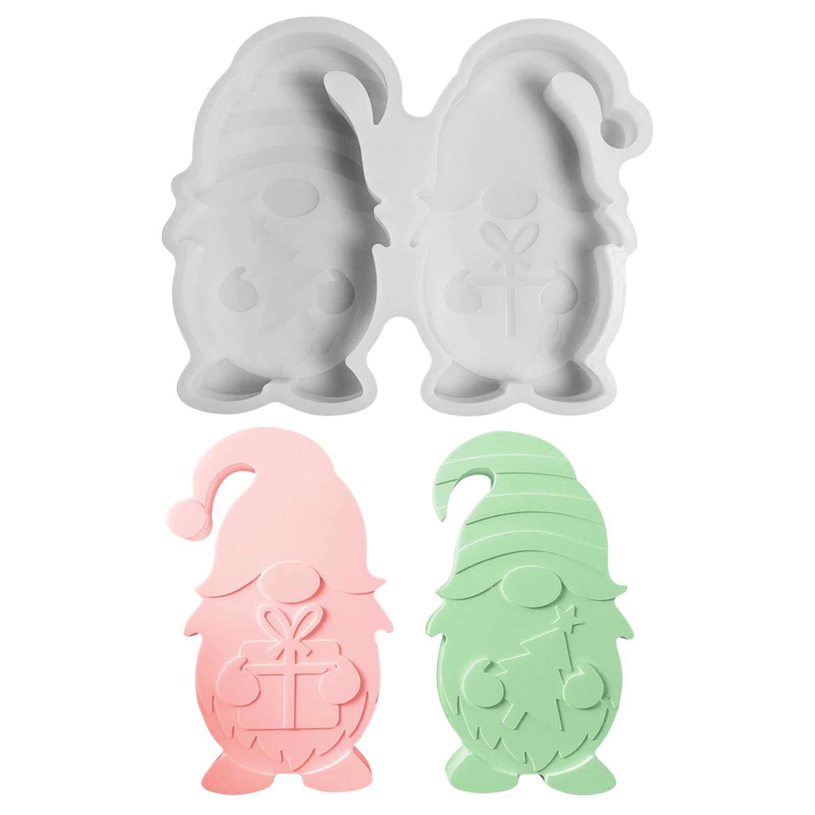 Moule Silicone Lutin De Noel Pour La Fabrication De Bougies Moulées Et Parfumées