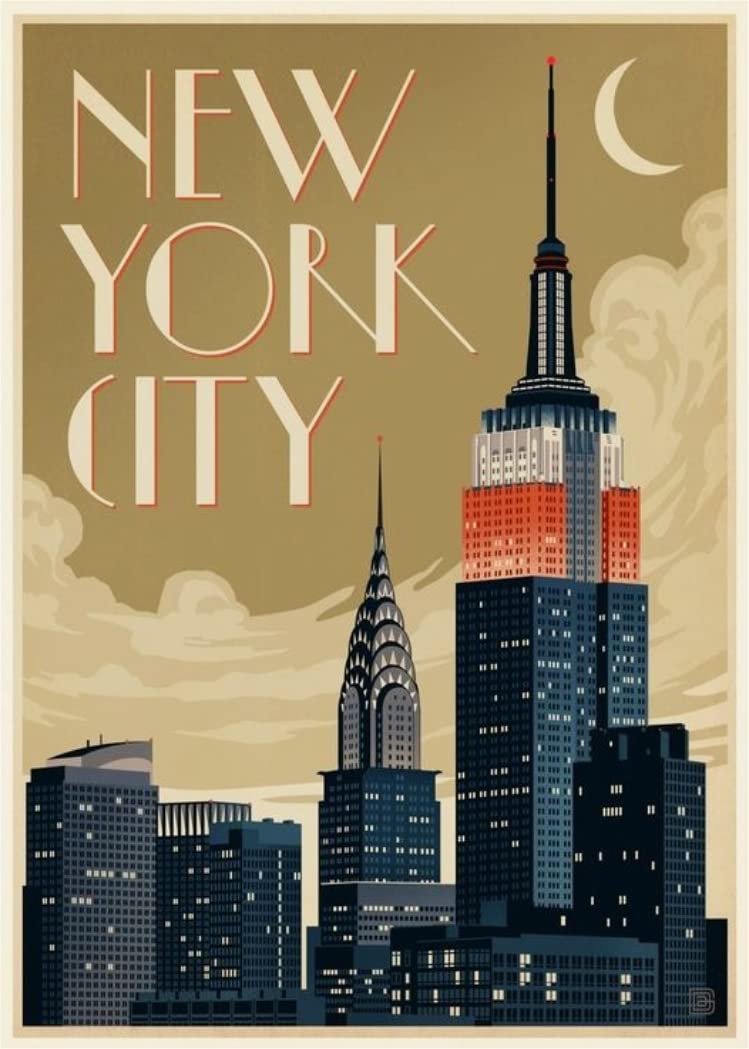 New York City - Fridge Magnet (NYC2E)