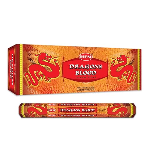 Hem Dragons Blood, Incense, 120 Sticks Box - Dragons Blood - 120 Count (Pack of 1)