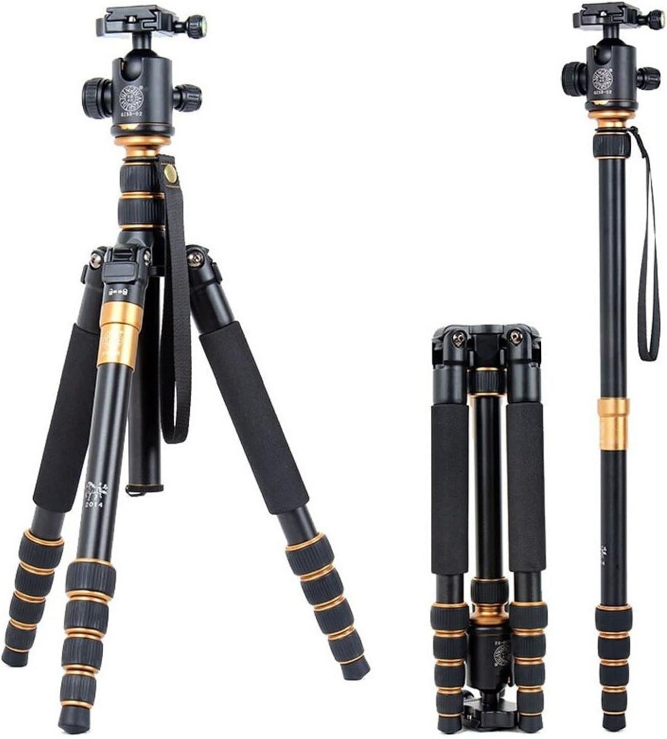 Tripé Profissional 2x1 TRIPRO-X600 - exclusivo WANYA