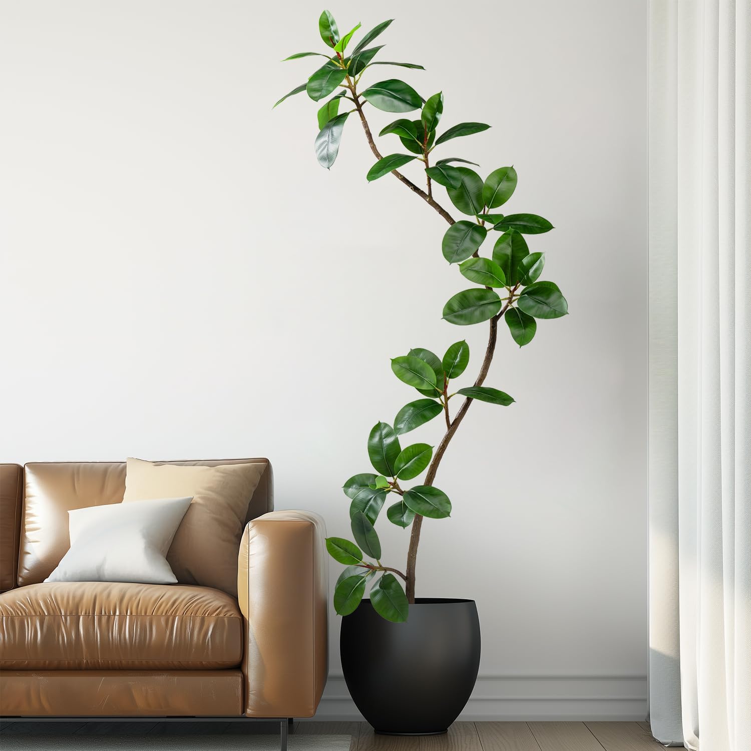 Bailikang 7.2ft Artificial Rubber Tree
