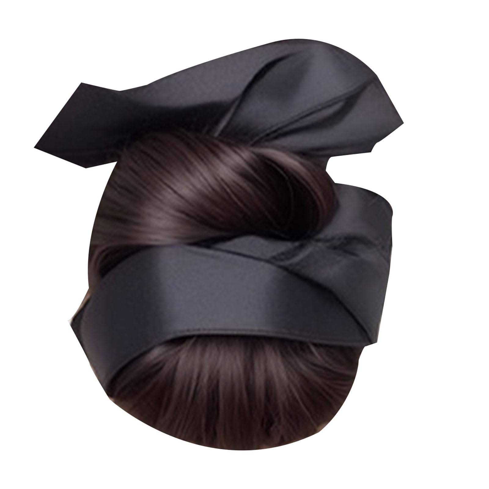 YUXITA Elegant Hair Bun Hairpiece With Secure Clip For Women Natural Looking Synthetic Clip On Updos for Girls Daily Use