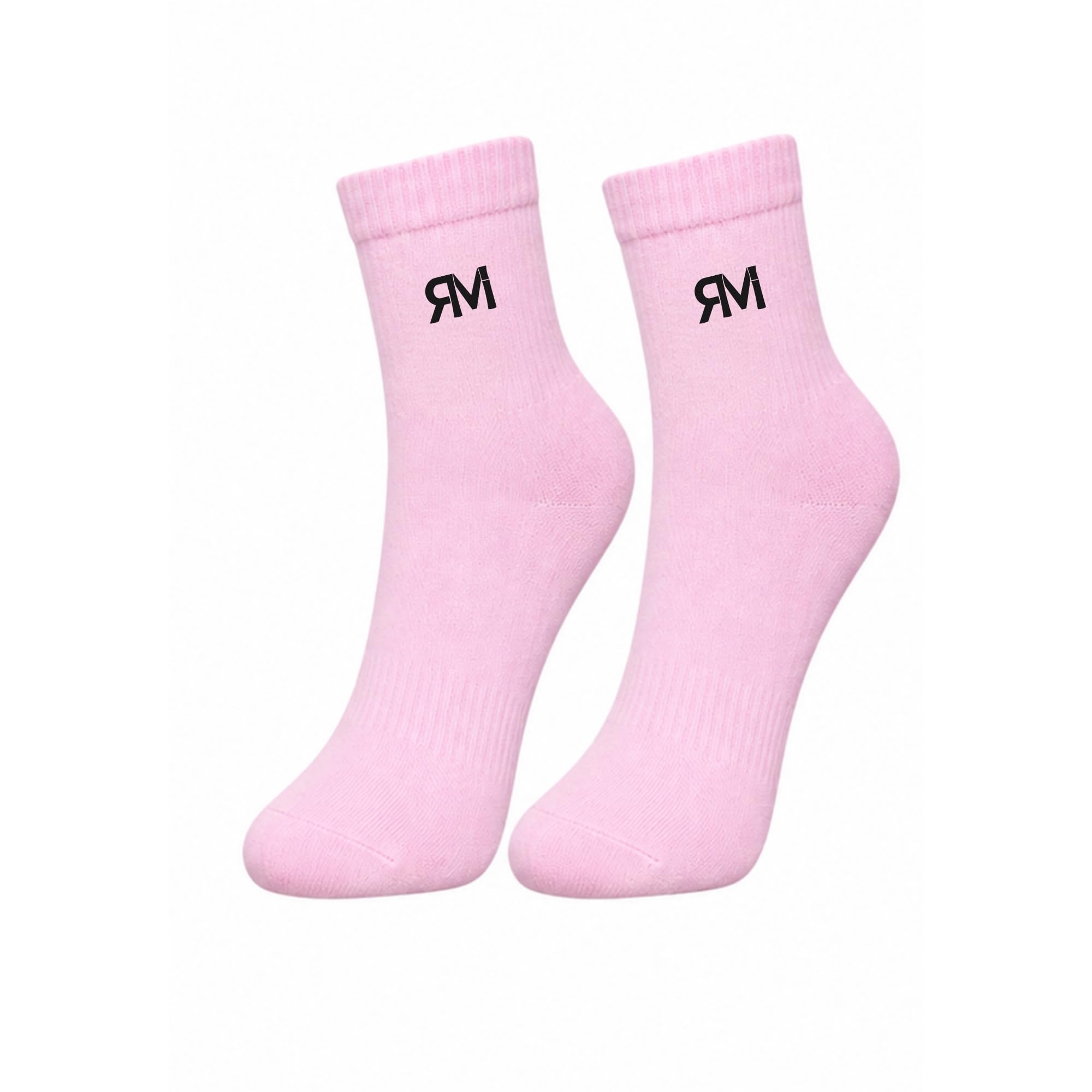 raremint Men’s Ankle Length Cotton Socks | Breathable, Anti-Odor & Antibacterial | Soft Stretchable Fabric | Sweat Absorbent | Free Size | Pink (pack of 1)-picture-22