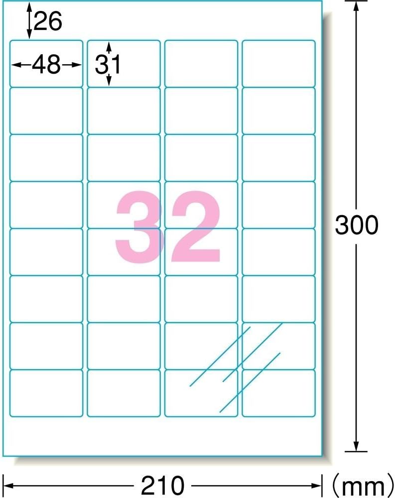 A-One 79232 Protective Seal, Transparent Protective Film 1.9 x 1.2 inches (48 x 31 mm)