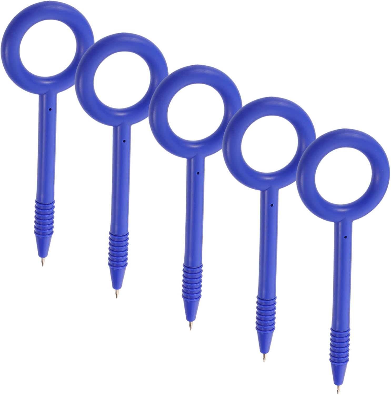 5pcs Prison Safety Pens Anti-swallow Retractable Writing Tools Flexible Non-lethal Ink Pens for Jail Interviews and Secure Facility Use
