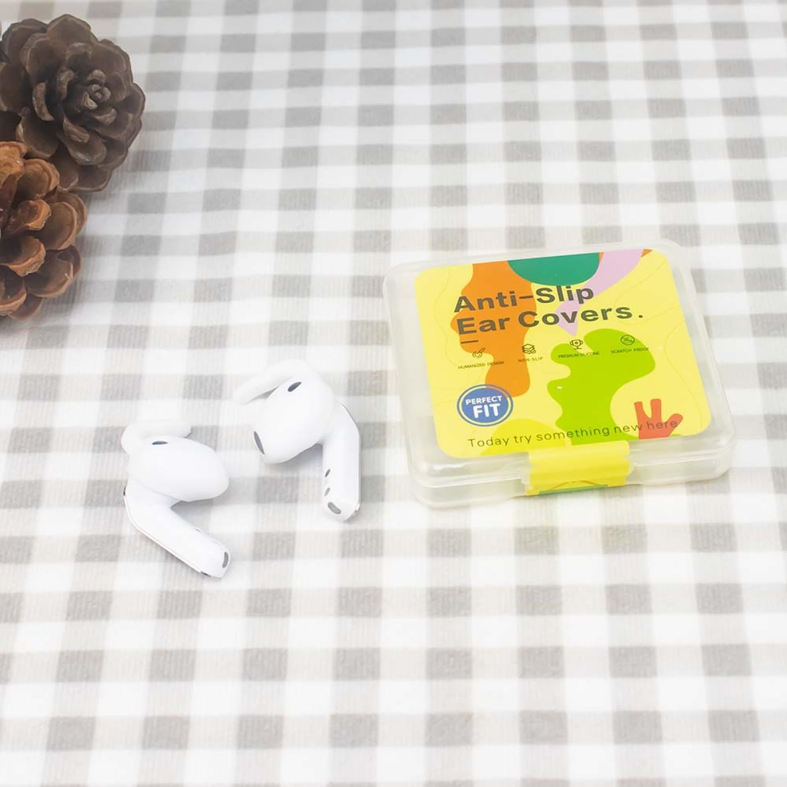 Do Samsung Galaxy Buds 4, silikonowe antypoślizgowe haczyki na uszy, zestaw 5 par do bezpiecznego dopasowania (białe)
